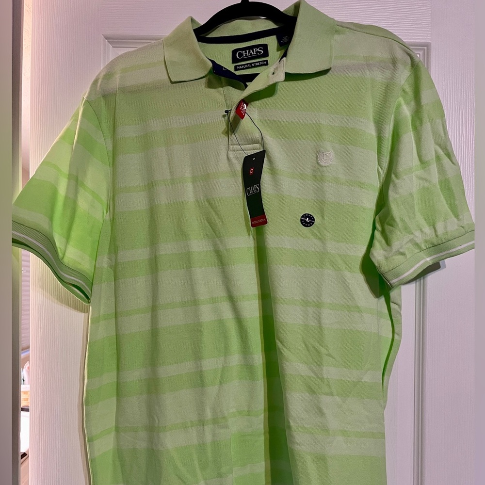 Men’s Large Chaps polo shirt Brand new with tags